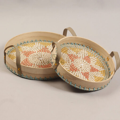 Bamboo Trays with Handles Made in Vietnam SGS 09 03 006 1