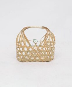 Bamboo Weaving Shopping Basket Bag Handbags For Women NB 09 11 001 02