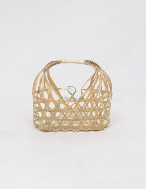 Bamboo Weaving Shopping Basket Bag Handbags For Women NB 09 11 001 02
