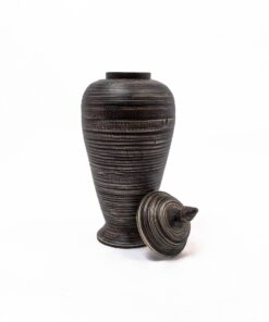 Beautiful Handmade Large Black Bamboo Flower Vase S 15 02 058 01