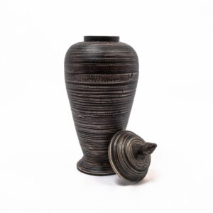 Beautiful Handmade Large Black Bamboo Flower Vase S 15 02 058 01