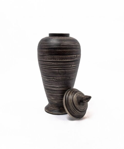 Beautiful Handmade Large Black Bamboo Flower Vase S 15 02 058 01