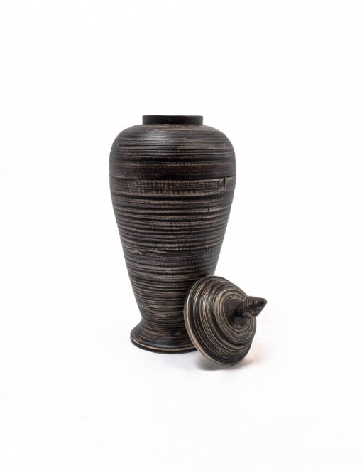 Beautiful Handmade Large Black Bamboo Flower Vase S 15 02 058 01