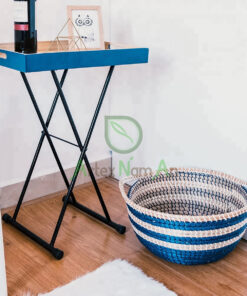 Beautiful Scandinavian Design Woven Seagrass Storage Basket Hamper Organizer From Vietnam SG 09 05 369 01