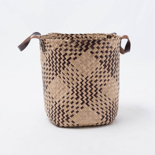 Best quality seagrass round basket seagrass laundry basket seagrass plant basket SG 06 05 432 01