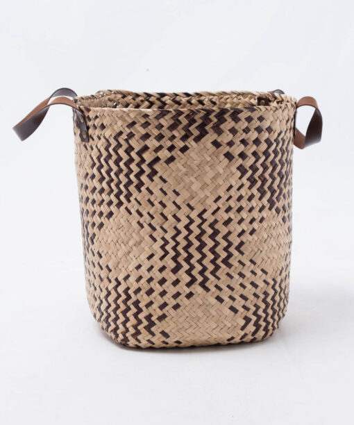 Best quality seagrass round basket seagrass laundry basket seagrass plant basket SG 06 05 432 01