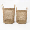 Best selling folding seagrass laundry basket SG 06 05 313 01