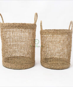 Best selling folding seagrass laundry basket SG 06 05 313 01