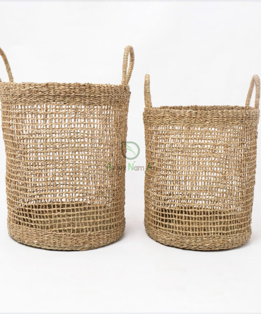 Best selling folding seagrass laundry basket SG 06 05 313 01
