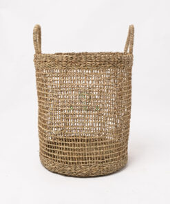 Best selling folding seagrass laundry basket SG 06 05 313 01