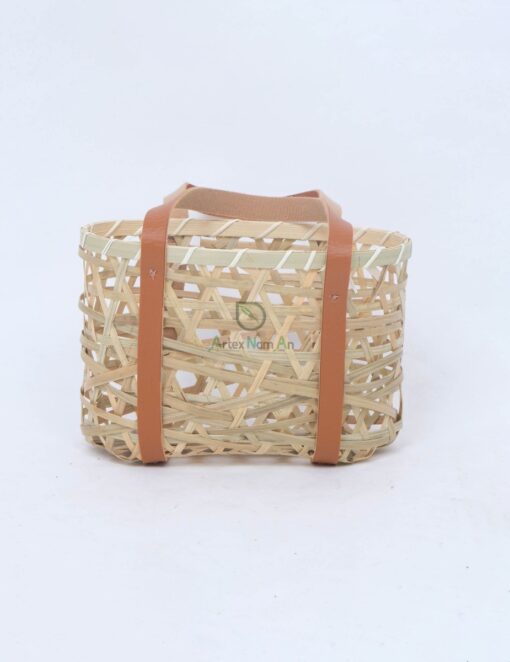 Eco Friendly Bamboo Shopping Basket Also Women Handbags NB 09 11 001 01