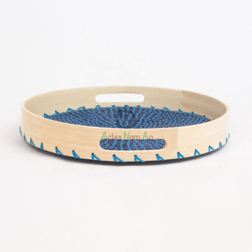 Eco Friendly Seagrass Bamboo Decorative Serving Tray SGS 09 03 055 01