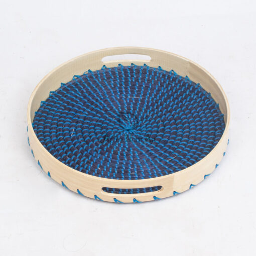Eco Friendly Seagrass Bamboo Decorative Serving Tray SGS 09 03 055 01