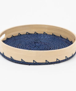 Eco Friendly Seagrass Bamboo Decorative Serving Tray SGS 09 03 055 01