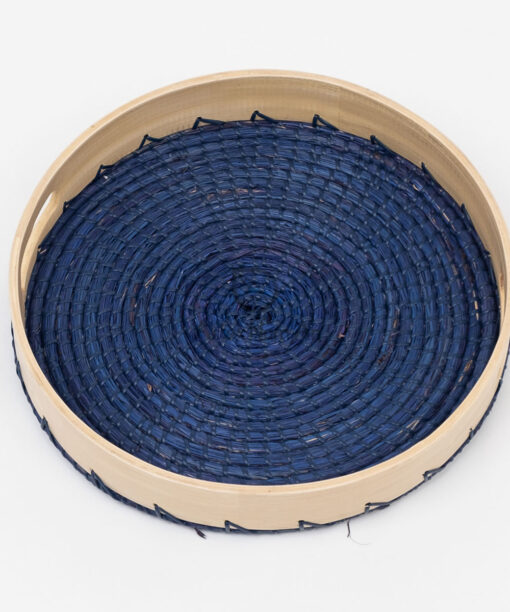 Eco Friendly Seagrass Bamboo Decorative Serving Tray SGS 09 03 055 01