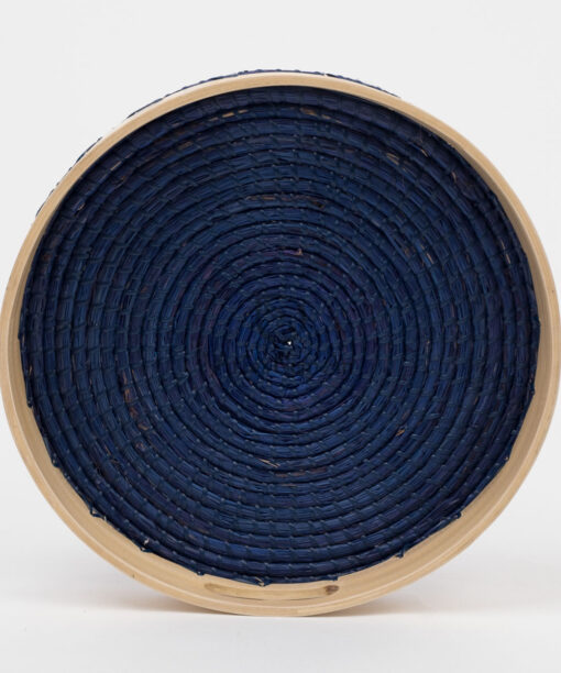 Eco Friendly Seagrass Bamboo Decorative Serving Tray SGS 09 03 055 01