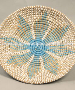 Eco friendly Round Seagrass Serving Tray SG 09 03 023 1