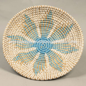 Eco friendly Round Seagrass Serving Tray SG 09 03 023 1