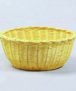 Eco-friendly Yellow Rattan Basket From Vietnam R 09 05 142 1