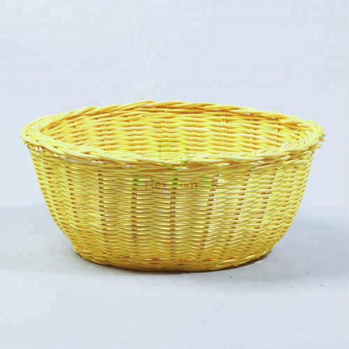 Eco-friendly Yellow Rattan Basket From Vietnam R 09 05 142 1