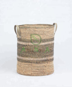 Farm-house Storage Hamper Basket Made From Water Hyacinth With Handles SG 09 05 370 01