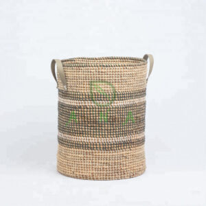 Farm-house Storage Hamper Basket Made From Water Hyacinth With Handles SG 09 05 370 01