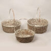 Handmade Flower Basket With Handle NB 09 05 121 1