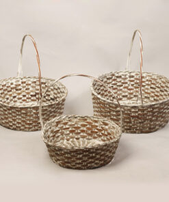 Handmade Flower Basket With Handle NB 09 05 121 1