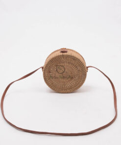 Handmade Printed Handbags For Women Also Woven Rattan Round Summer Beach Ladies Bag From Vietnam R 38 11 001 07
