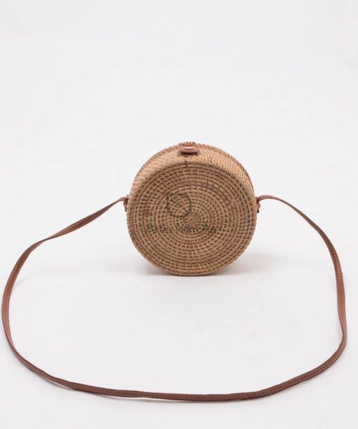 Handmade Printed Handbags For Women Also Woven Rattan Round Summer Beach Ladies Bag From Vietnam R 38 11 001 07