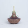 High Quality Mid-century Vase Made From Spun Bamboo And Seagrass SGS 09 02 024 01