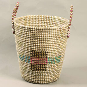 High Quality Seagrass Basket With Plus Pattern SG 09 05 343 1