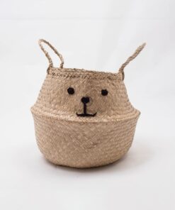 Modern Seagrass Storage Belly Basket Hamper From Vietnam SG 06 05 442 03