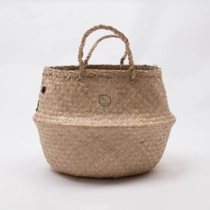 Modern Seagrass Storage Belly Basket Hamper From Vietnam SG 06 05 442 03