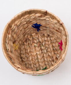 Newest design handmade water hyacinth indoor pots for plant, woven garden flower pot planter W 06 16 018 01