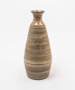 OEM/ODM Service Decorative Antique Natural Flower Vase spun bamboo vase S 15 02 075 01