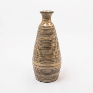 OEM/ODM Service Decorative Antique Natural Flower Vase spun bamboo vase S 15 02 075 01