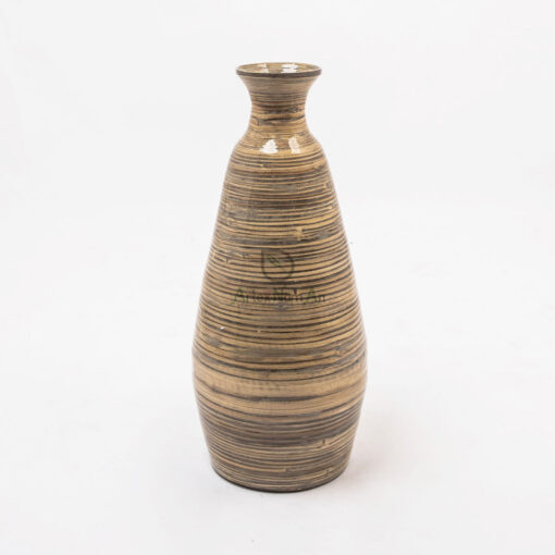 OEM/ODM Service Decorative Antique Natural Flower Vase spun bamboo vase S 15 02 075 01