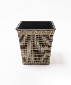 Open Weave Seagrass Indoor Plant Pot With linear SG 06 16 011 01