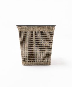 Open Weave Seagrass Indoor Plant Pot With linear SG 06 16 011 01