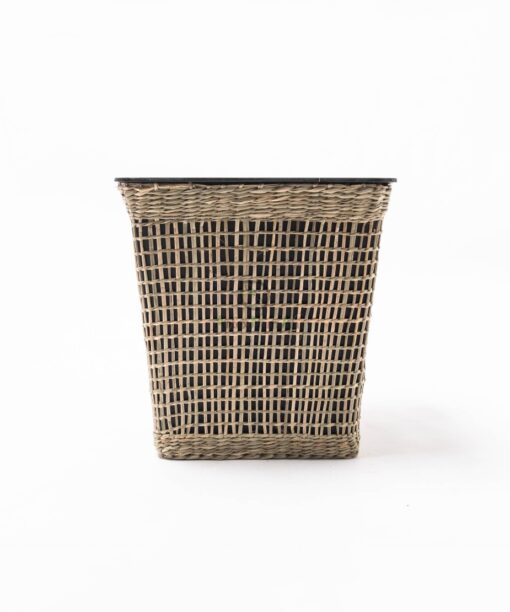 Open Weave Seagrass Indoor Plant Pot With linear SG 06 16 011 01