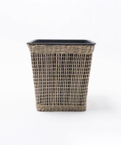 Open Weave Seagrass Indoor Plant Pot With linear SG 06 16 011 01