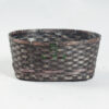Oval Black Bamboo Storage Basket NB 09 05 110 1
