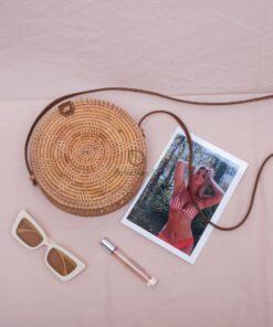 Products round vintage star pattern, round straw bag customized straw bag straw bag material R 42 11 003 02