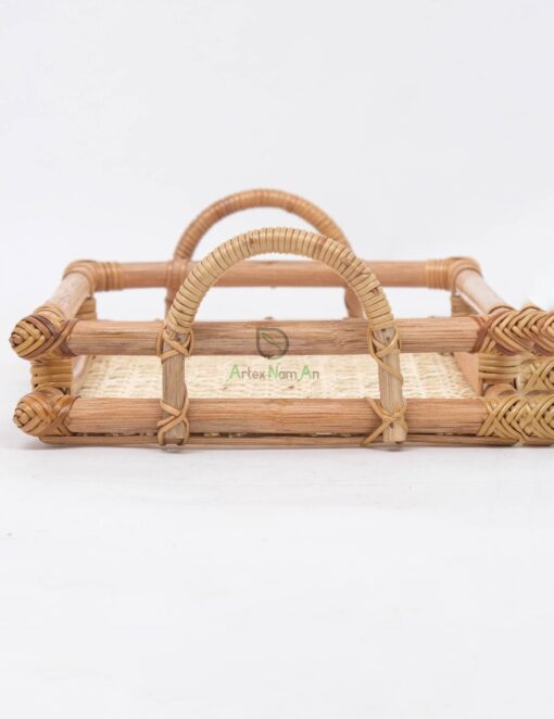 Rattan Rectangle Open weave tray/ handmade serving tray/fruit tray RI 46 03 001 02