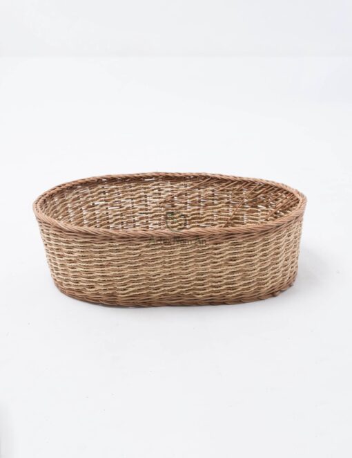 Rattan wicker woven toy snack bread storage basket RAP 10 05 003 01 L