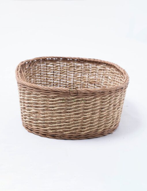 Rattan wicker woven toy snack bread storage basket RAP 10 05 003 01 L