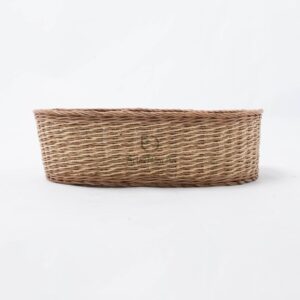 Rattan wicker woven toy snack bread storage basket RAP 10 05 003 01 L