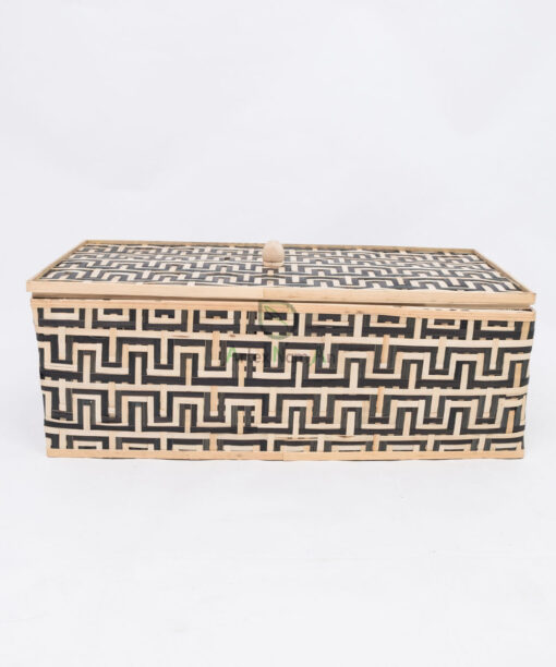 Rectangle Decorative Bamboo Gift Box From Vietnam NB 50 06 001 02
