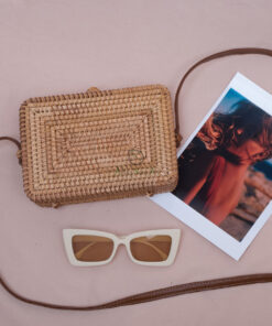 Rectangular Woven Bags Women Handbags Also Rattan Summer Ladies Bags Made In Vietnam R 42 11 001 04